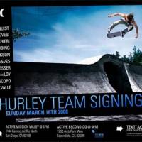 Hurley Team Signings 3/16