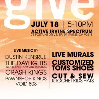 A Give Event with Toms and Krochet Kids - July 18th!!!