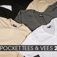 Premium V-Neck and Pocket Tee Blanks