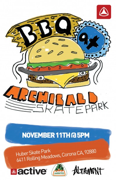 archibald skate park bbq