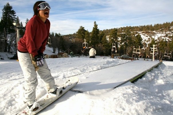 snowboarding